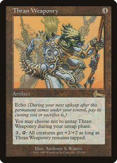Thran Weaponry [Urza's Legacy]-1