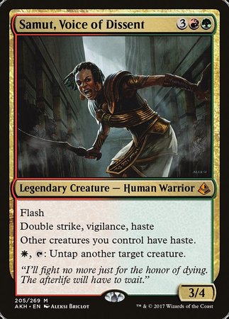 Samut, Voice of Dissent [Amonkhet]-1