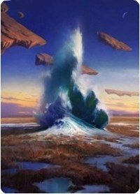 Flooded Strand Art Card [Zendikar Rising Art Series]-1