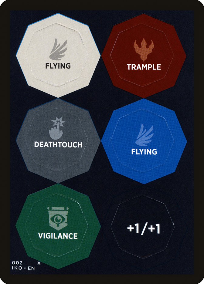 Punch Card Token (001 // 002) [Ikoria: Lair of Behemoths Tokens]-2