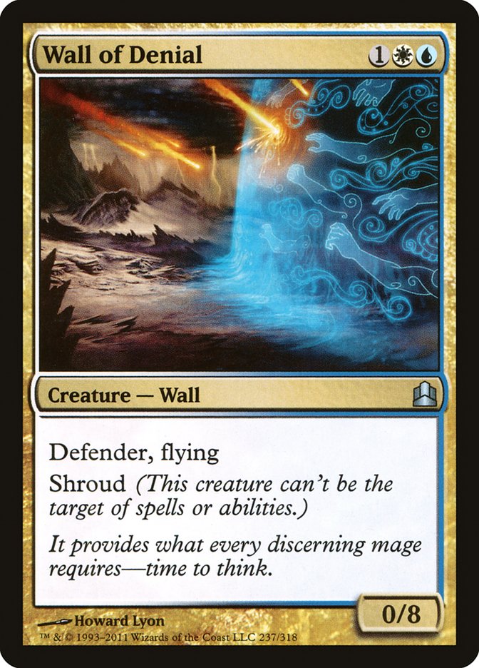Wall of Denial [Commander 2011]-1