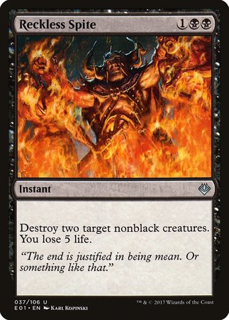 Reckless Spite [Archenemy: Nicol Bolas]-1