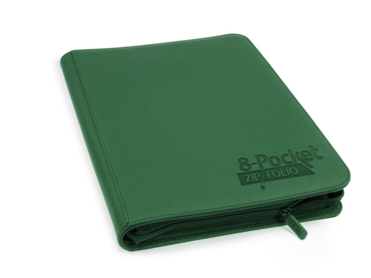Ultimate Guard 8-Pocket ZipFolio XenoSkin Green Folder-1