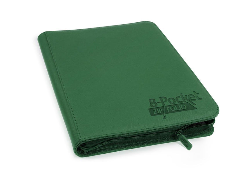 Ultimate Guard 8-Pocket ZipFolio XenoSkin Green Folder-1