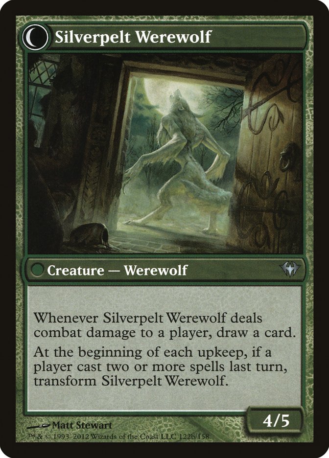 Lambholt Elder // Silverpelt Werewolf [Dark Ascension]-2