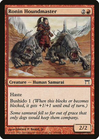 Ronin Houndmaster [Champions of Kamigawa]-1