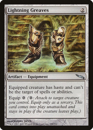 Lightning Greaves [Mirrodin]-1