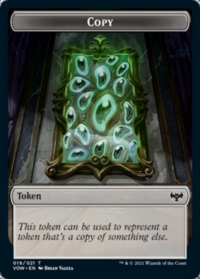 Copy // Treasure Double-Sided Token [Innistrad: Crimson Vow Tokens]-1