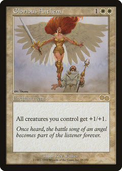 Glorious Anthem [Urza's Saga]-1