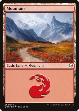 Mountain (262) [Dominaria]-1