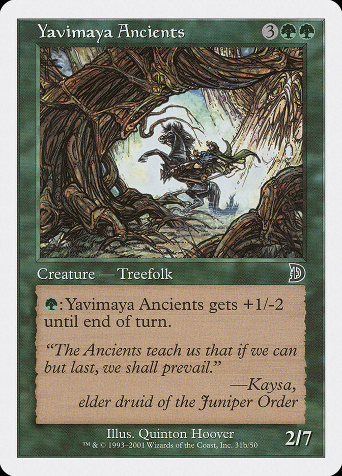 Yavimaya Ancients (Horse Art) [Deckmasters]-1