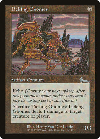 Ticking Gnomes [Urza's Legacy]-1