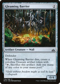 Gleaming Barrier [Rivals of Ixalan]-1
