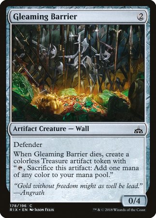 Gleaming Barrier [Rivals of Ixalan]-1