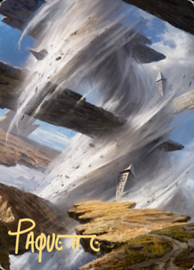 Plains 2 Art Card (Gold-Stamped Signature) [Zendikar Rising Art Series]-1