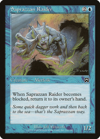 Saprazzan Raider [Mercadian Masques]-1
