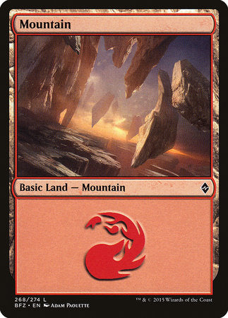 Mountain (268) [Battle for Zendikar]-1