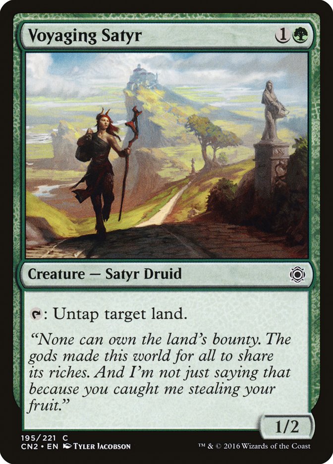 Voyaging Satyr [Conspiracy: Take the Crown]-1