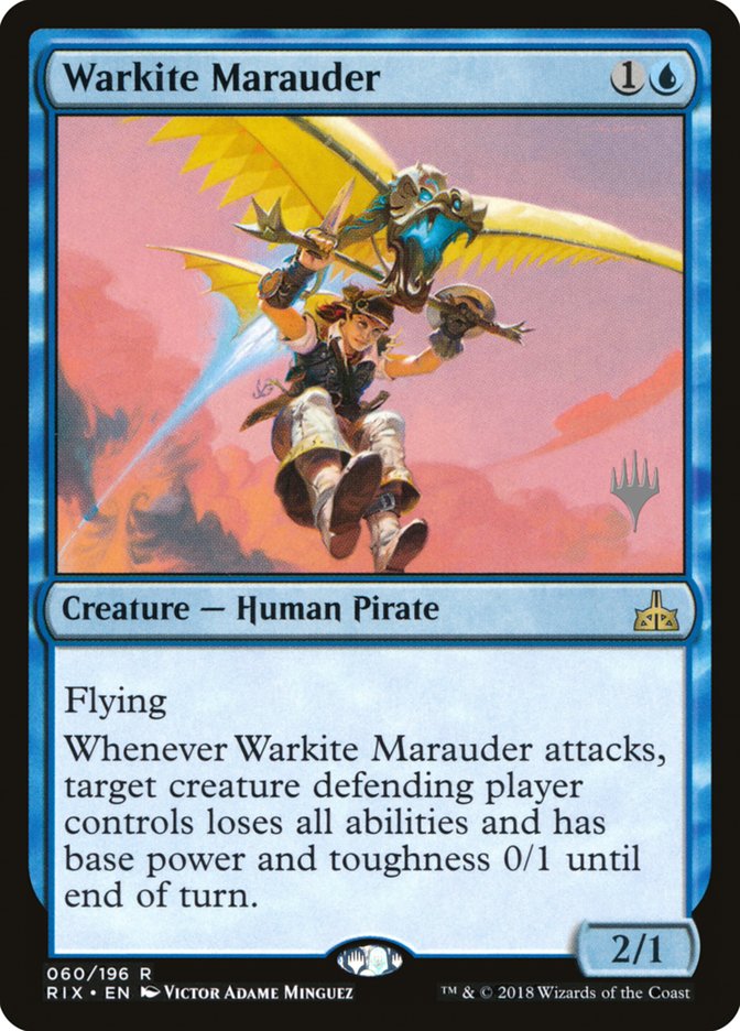 Warkite Marauder (Promo Pack) [Rivals of Ixalan Promos]-1