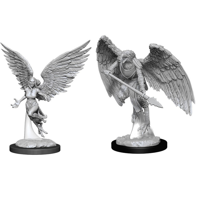 D&D Nolzurs Marvelous Unpainted Miniatures Harpy and Arakocra-1