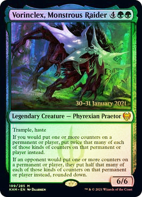 Vorinclex, Monstrous Raider [Kaldheim Prerelease Promos]-1