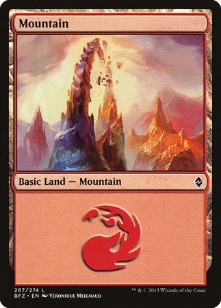 Mountain (267) [Battle for Zendikar]-1