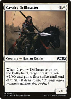 Cavalry Drillmaster [Core Set 2019]-1