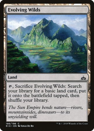 Evolving Wilds [Rivals of Ixalan]-1