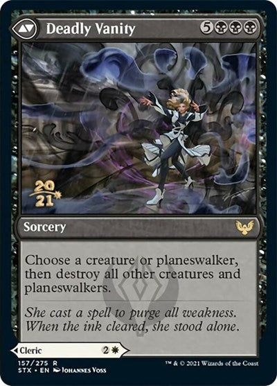 Selfless Glyphweaver // Deadly Vanity [Strixhaven: School of Mages Prerelease Promos]-2