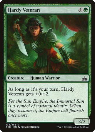 Hardy Veteran [Rivals of Ixalan]-1