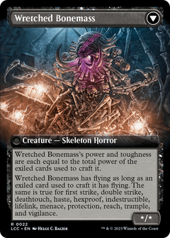 Altar of the Wretched // Wretched Bonemass (Extended Art) [The Lost Caverns of Ixalan Commander]-2