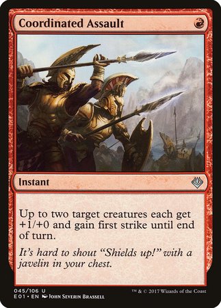 Coordinated Assault [Archenemy: Nicol Bolas]-1