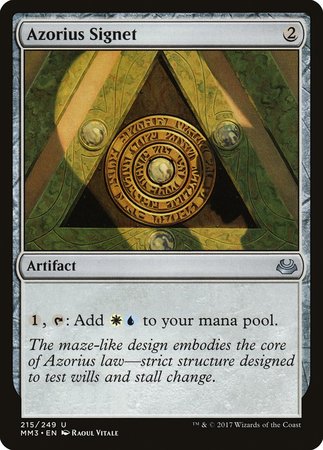 Azorius Signet [Modern Masters 2017]-1
