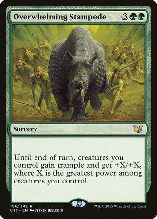 Overwhelming Stampede [Commander 2015]-1