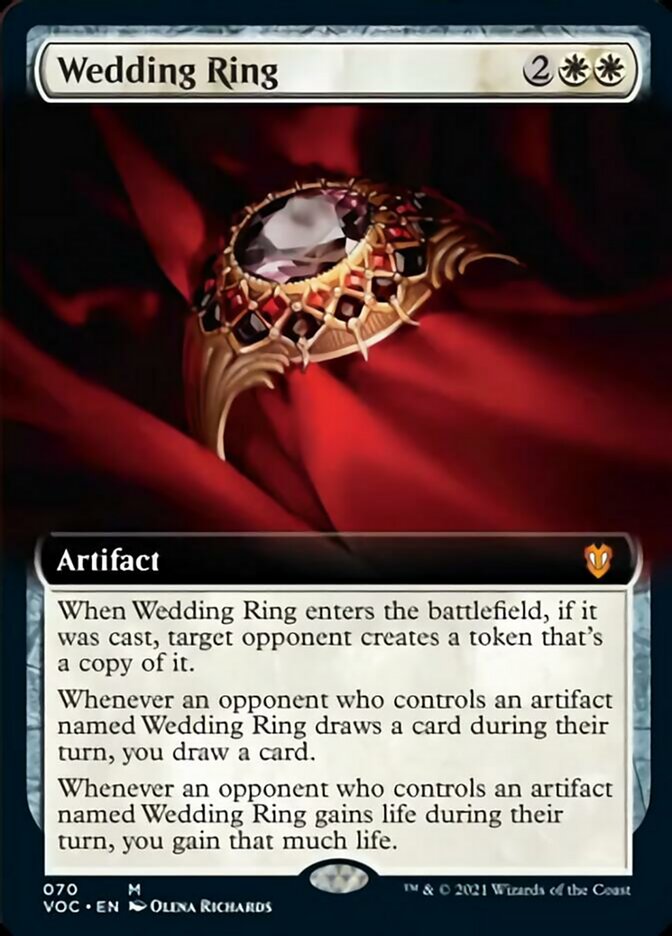 Wedding Ring (Extended Art) [Innistrad: Crimson Vow Commander]-1