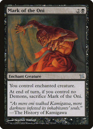 Mark of the Oni [Betrayers of Kamigawa]-1