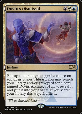 Dovin's Dismissal [Ravnica Allegiance]-1