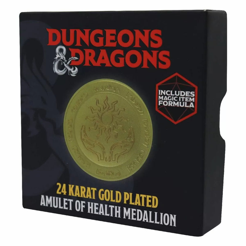 D&D Dungeons & Dragons 24k Gold Plated Medallion-1