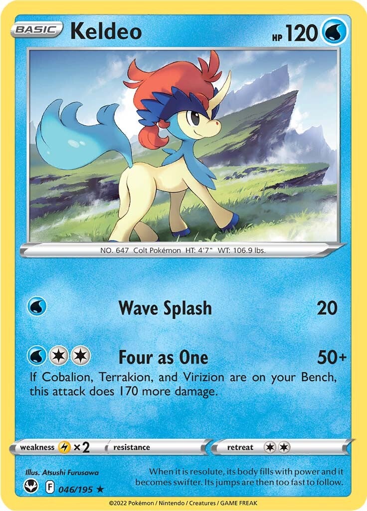 Keldeo (046/195) [Sword & Shield: Silver Tempest]-1