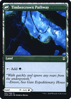 Cragcrown Pathway // Timbercrown Pathway [Zendikar Rising Prerelease Promos]-2