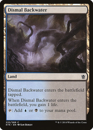 Dismal Backwater [Khans of Tarkir]-1