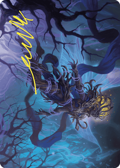 Sleep-Cursed Faerie Art Card (Gold-Stamped Signature) [Wilds of Eldraine Art Series]-1
