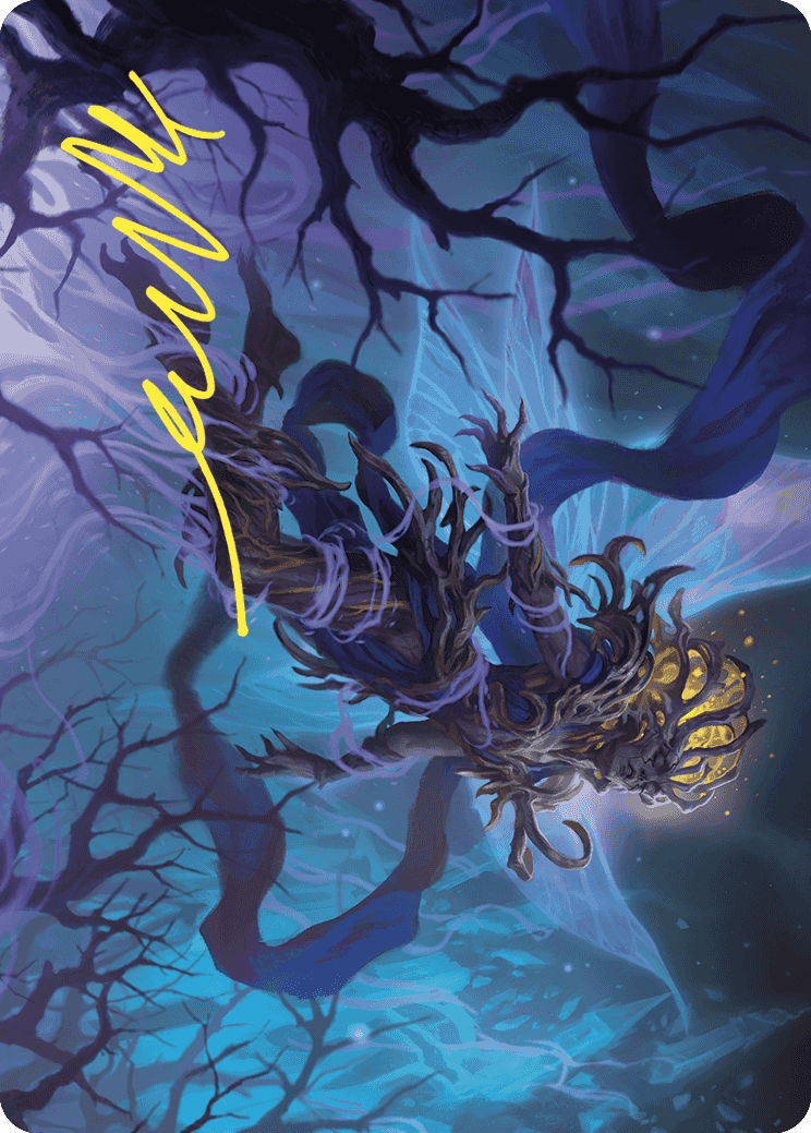 Sleep-Cursed Faerie Art Card (Gold-Stamped Signature) [Wilds of Eldraine Art Series]-1