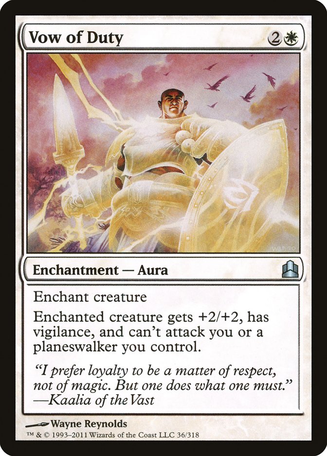 Vow of Duty [Commander 2011]-1