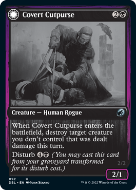 Covert Cutpurse // Covetous Geist [Innistrad: Double Feature]-1