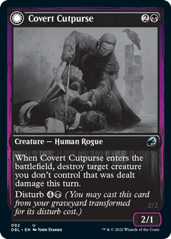 Covert Cutpurse // Covetous Geist [Innistrad: Double Feature]-1