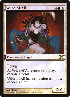 Voice of All (Premium Foil) [Tenth Edition]-1