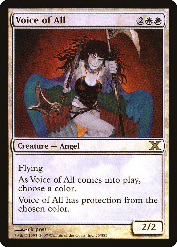 Voice of All (Premium Foil) [Tenth Edition]-1