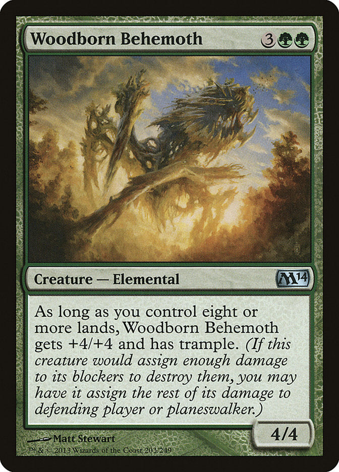 Woodborn Behemoth [Magic 2014]-1