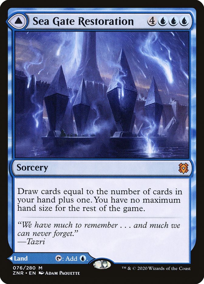 Sea Gate Restoration // Sea Gate, Reborn [Zendikar Rising]-1
